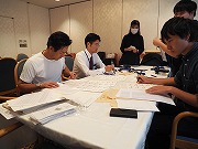ふるさとクイズのグループ分け作業